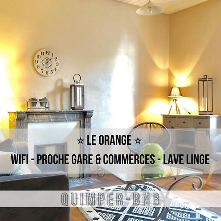 Le Orange - Confort - Wifi - Entre Gare Et Centre 坎佩尔 外观 照片